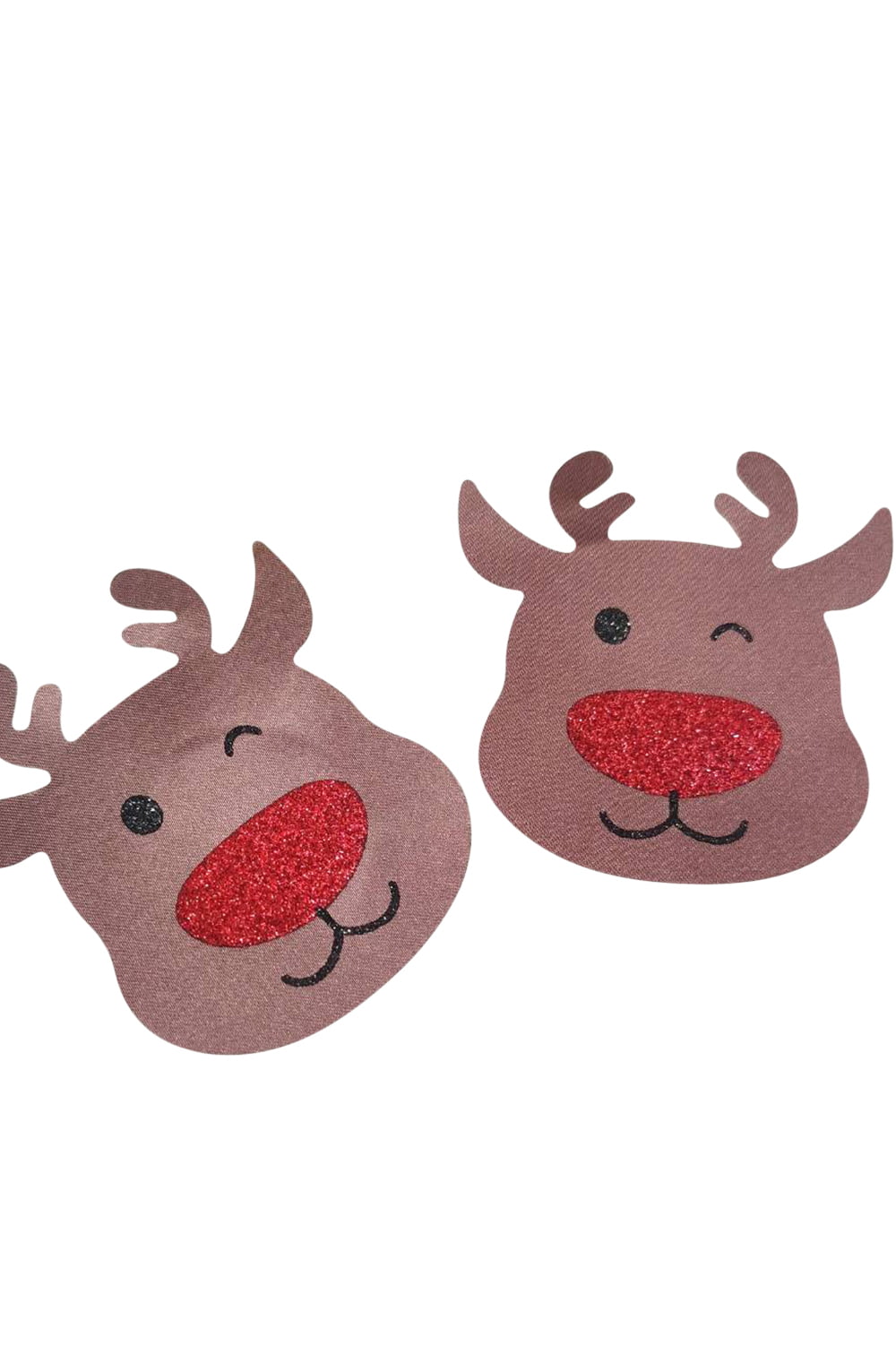 YesX Brown Red Reindeer Adhesive Nipple Covers