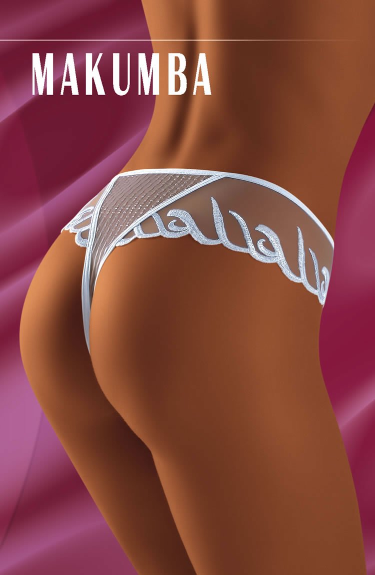 Wolbar Makumba Black Embroidered Elegant Underwear Design