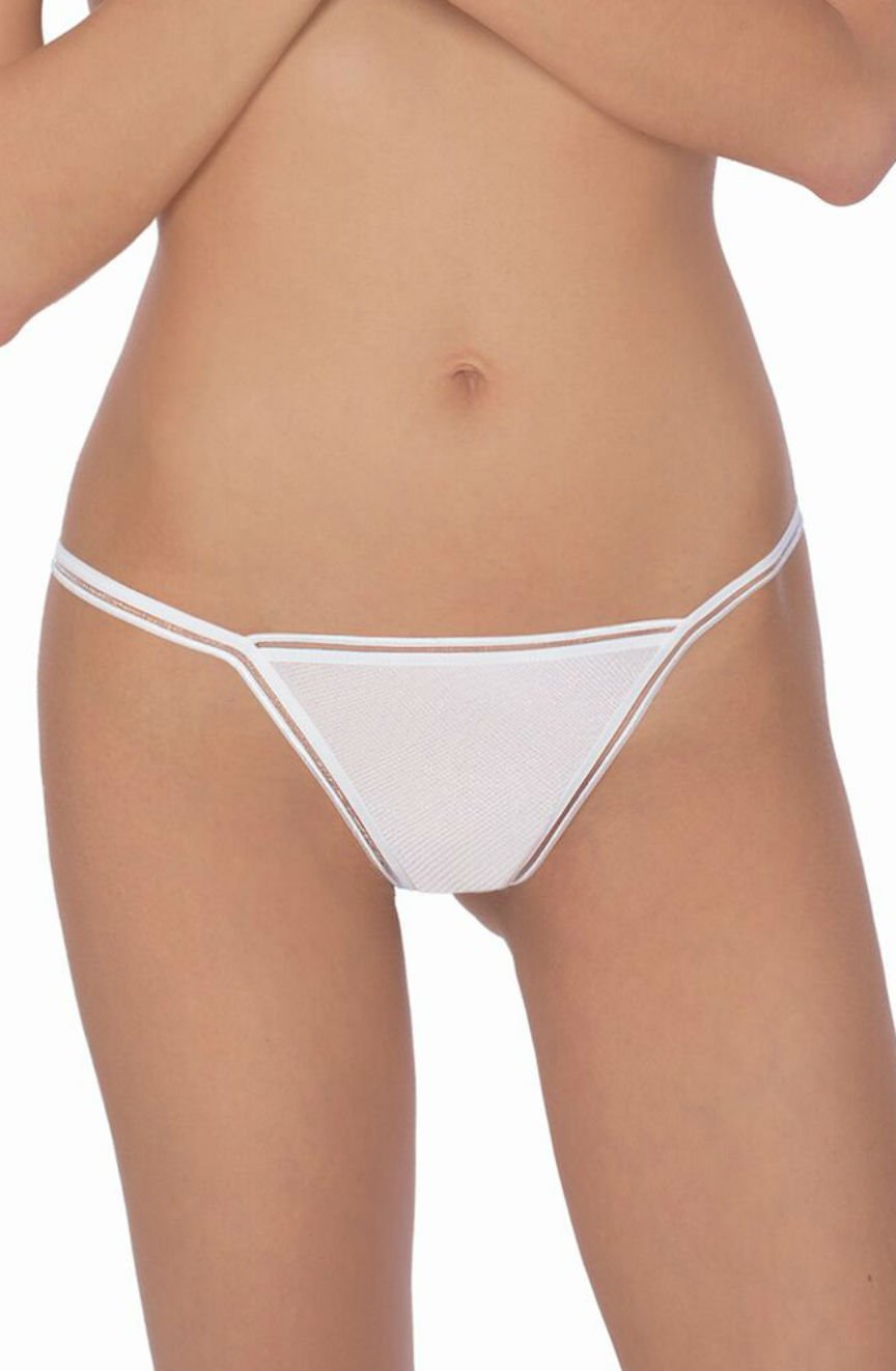 Roza Fiona White Matching Brief with Back Detail
