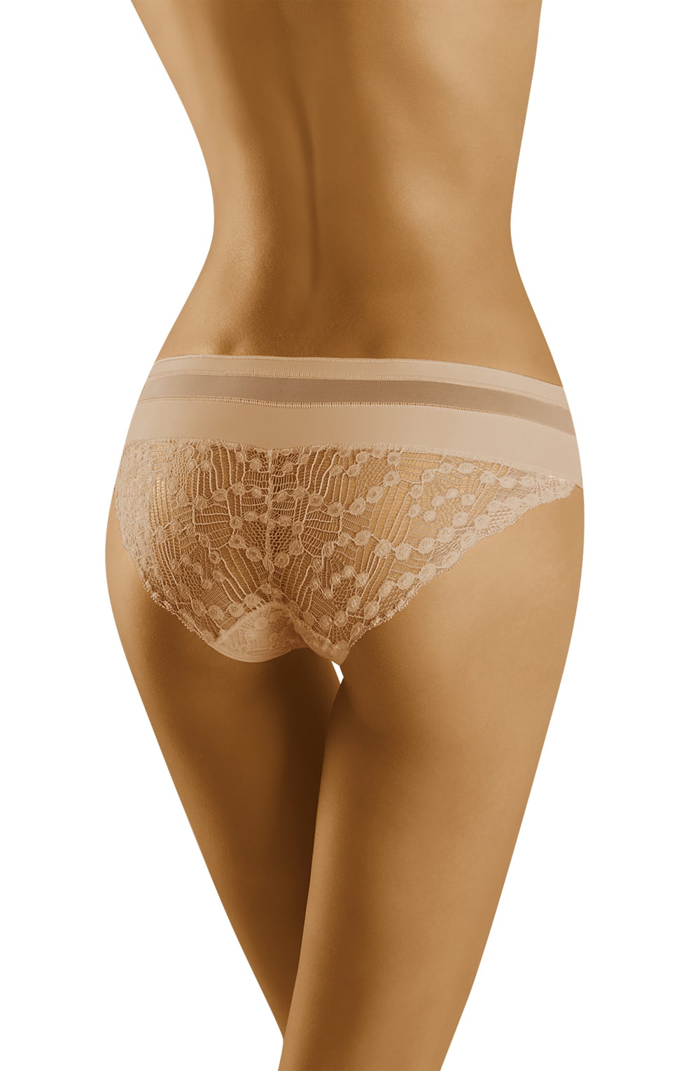 Wolbar Leda Soft Lace Brief Beige Underwear