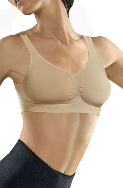 Control Body Medium Compression Seamless Comfort Bra Push Up Skin