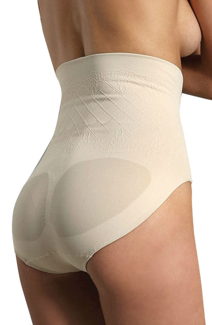 Control Body High Waist Shaping Brief with Firm Compression and Antibacterial Microfiber