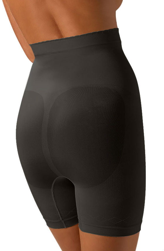 Control Body Short Modellante Nero Alta Compressione con Supporto in Microfibra