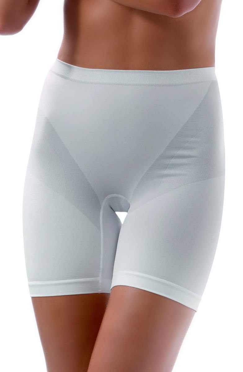 Control Body Shaping Short Bianco Tummy Control Slimming Underwear