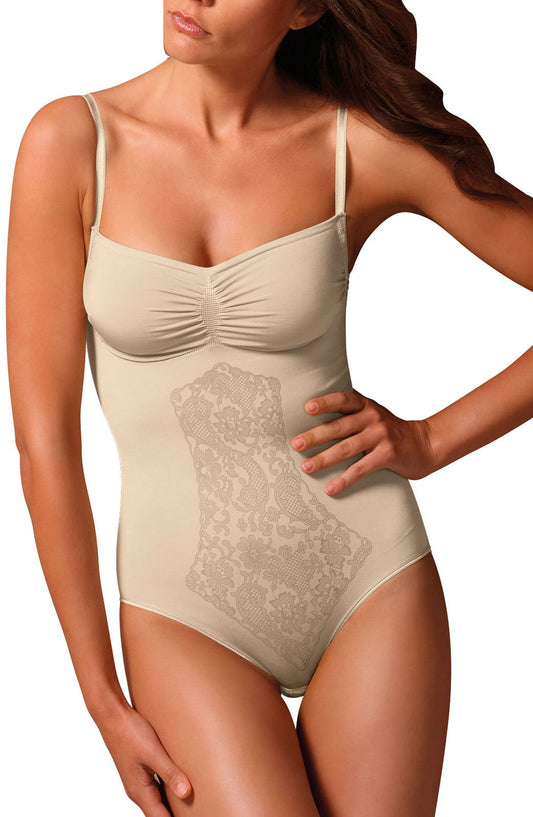 Control Body Skin Shaping Compression with Adjustable Strap and Seamless Design