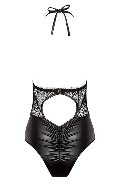 Beauty Night Delilah Lace Body Lace Halter Neck with Sparkly Buckle Nightwear