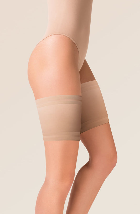 Gabriella Beige Satin Thigh Band Self-Supporting Anti-Chafing Accessory