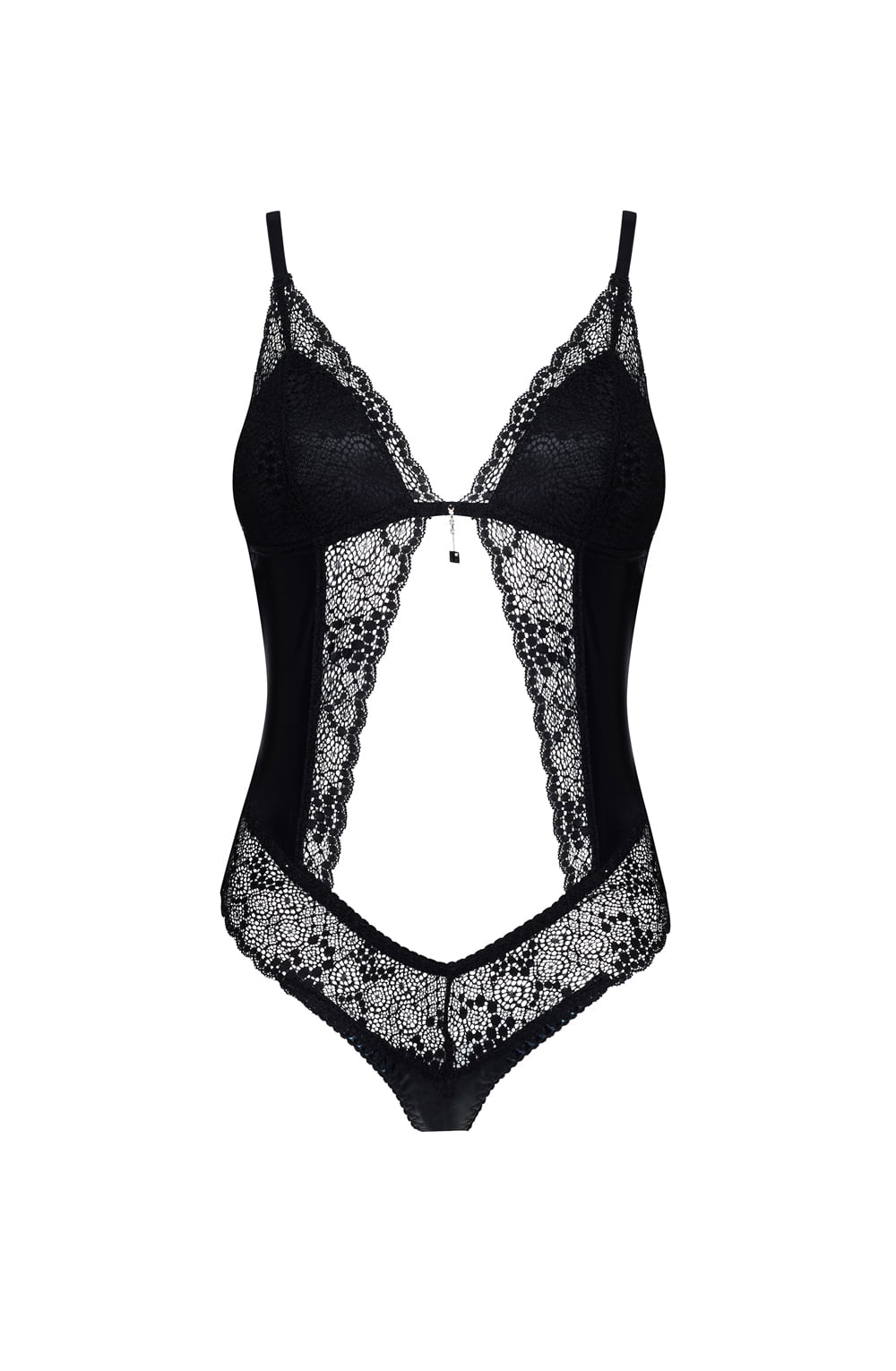 Beauty Night Lauren Lace Body Lace Latex-Effect Nightwear with Storage Pouch