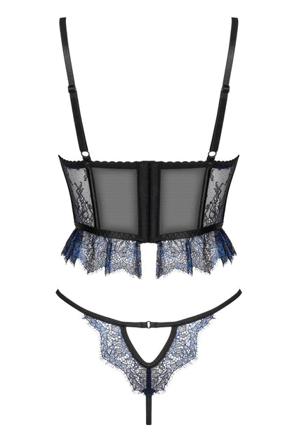 Beauty Night Saphira Romantic Nightwear Set with Corset and Panties
