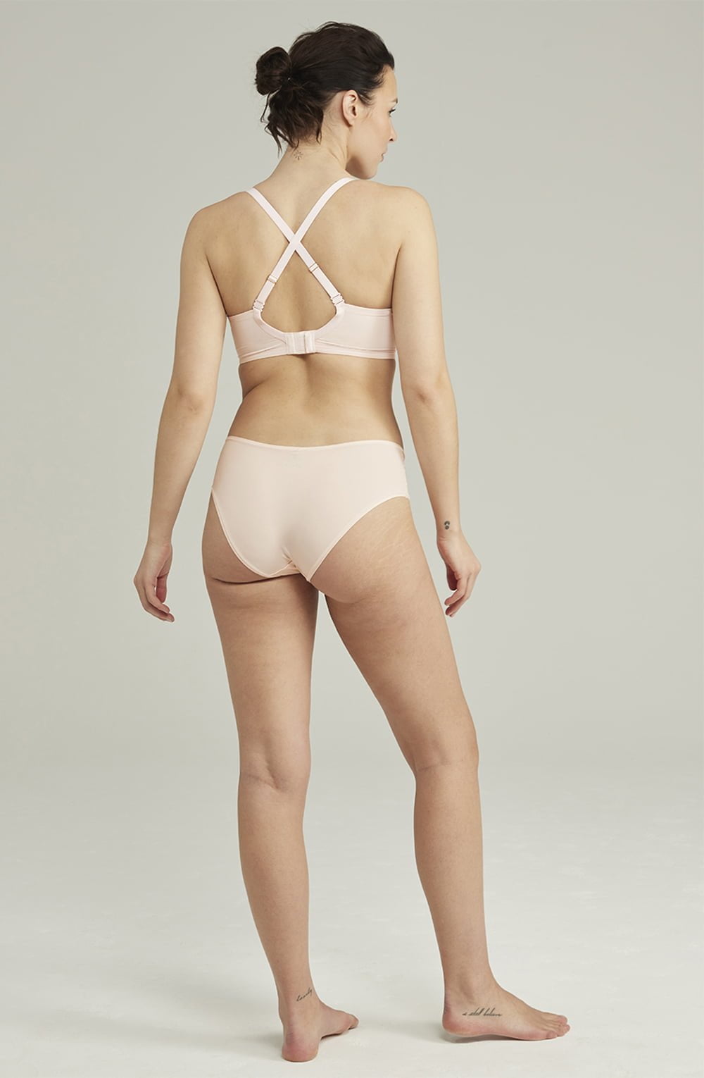Stretch Boss Full Coverage Blush Pink Bra Up to G Cup Moulded Support