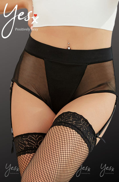 YesX High Waisted waist detailed Panty with Detachable waist detail Belts