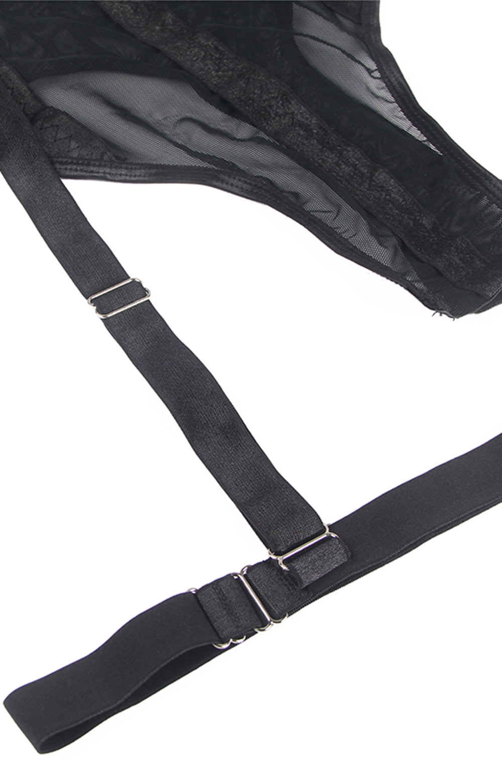 YesX Bodysuit with Lace Detailing and Adjustable Straps