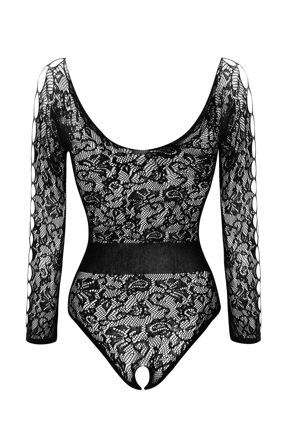 Beauty Night Dinora Lace Lace Body with Scoop Neck and Cut-Out Sleeve Detail - Bodybloom