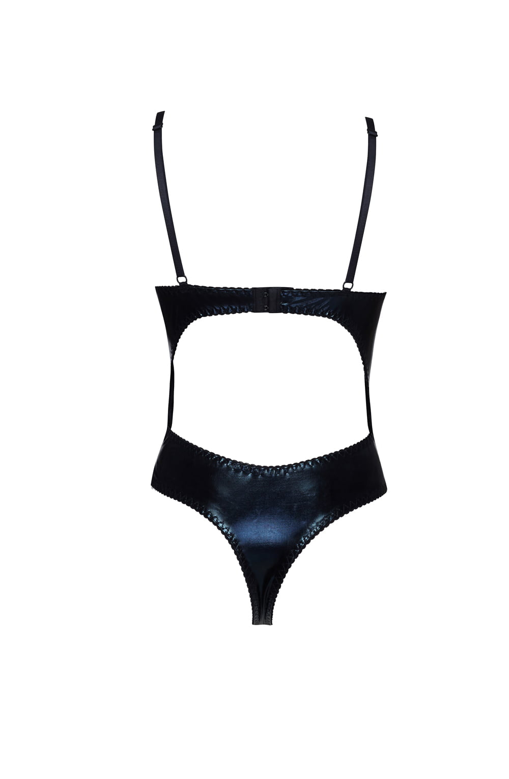 Beauty Night Lauren Lace Body Lace Latex-Effect Nightwear with Storage Pouch - Bodybloom