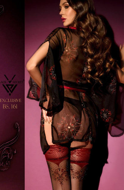 Black Secret BS161 Hold Ups Black - Bodybloom