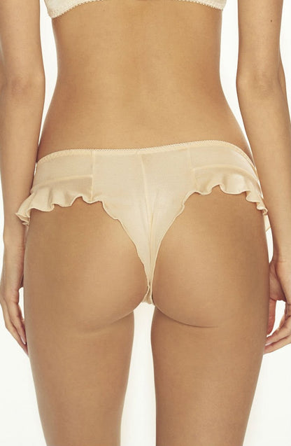 Confidante Amber Moon Lace Matching Brief with Fabric Frill Underwear