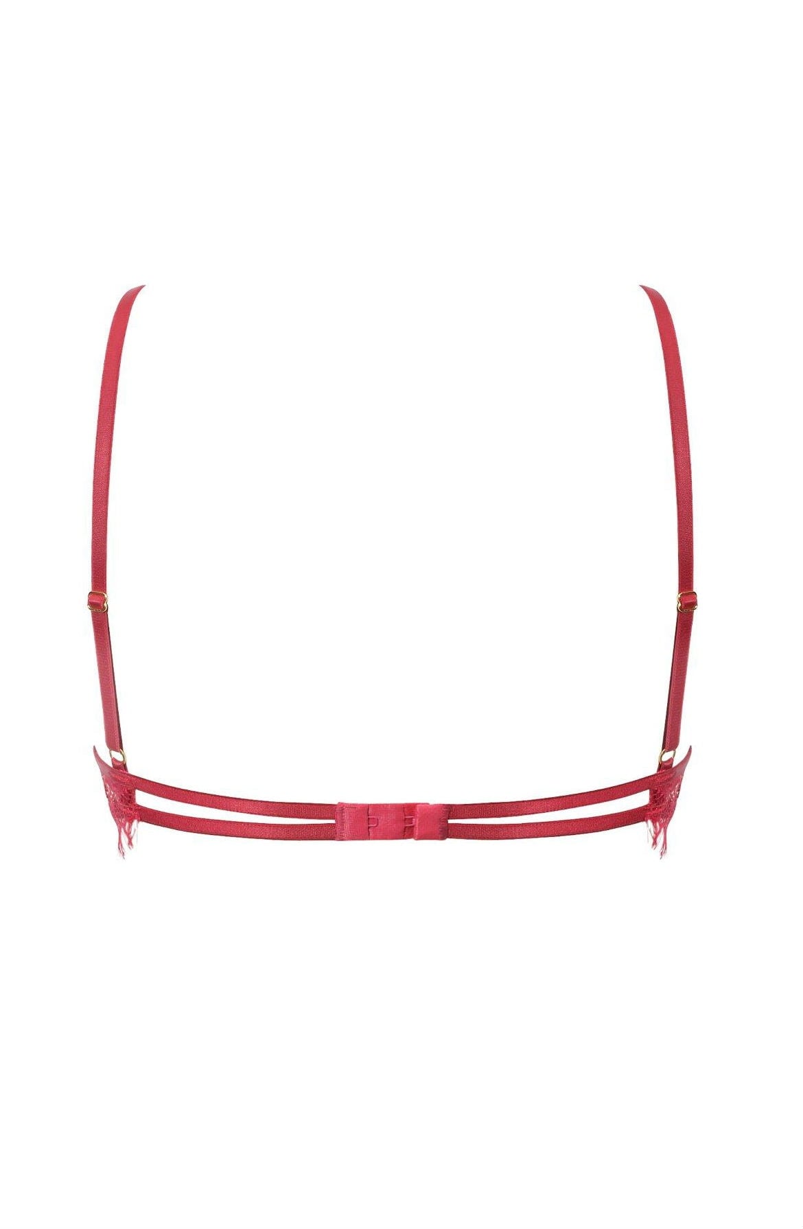 Confidante Forever Young Red Lace Underwired Bra with Strappy Detail