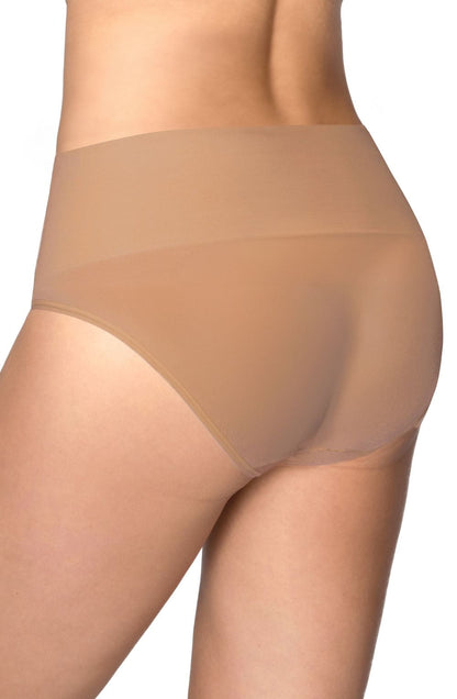 Control Body Seamless Tummy Shaping Brief Nude Italian Made - Bodybloom