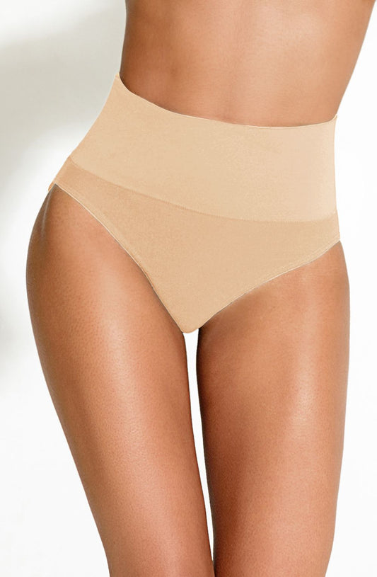 Control Body Seamless Tummy Shaping Brief Skin Tone Italian Made - Bodybloom