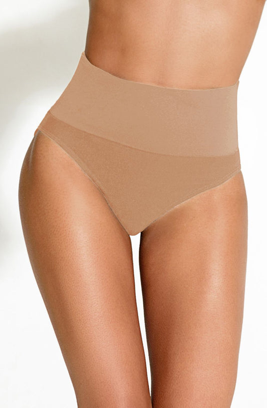 Control Body Tummy Shaping Brief Nude Seamless Italian-Made Midi - Bodybloom