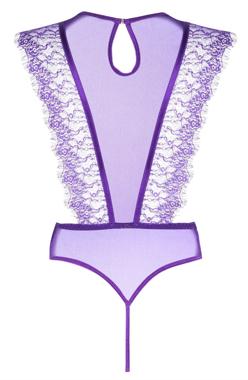 Beauty Night Emiliana Lace Lace Body Purple with Storage Bag