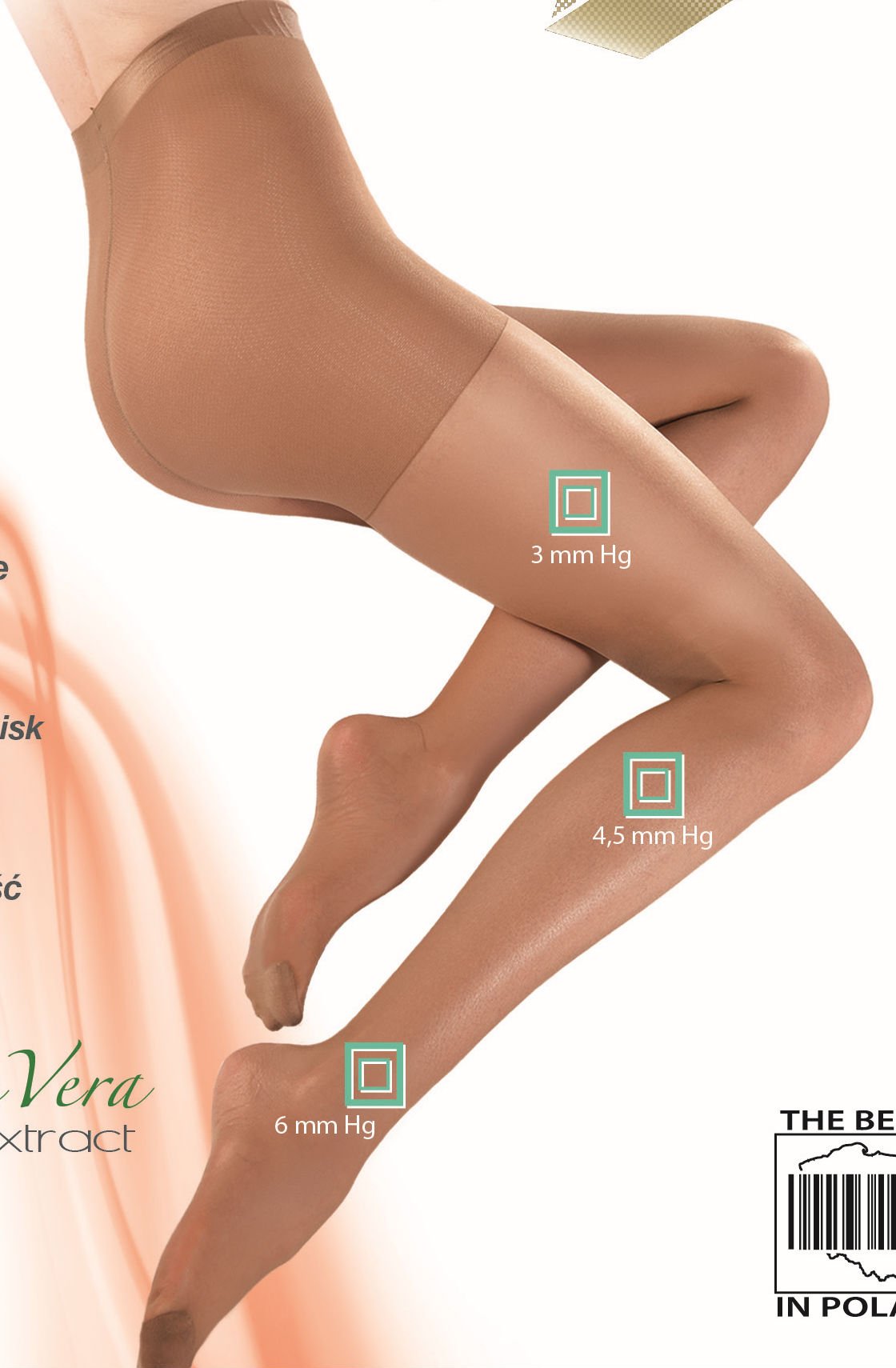 Gabriella Relax Gazela Beige Tights 40 Denier Soft Touch Finish