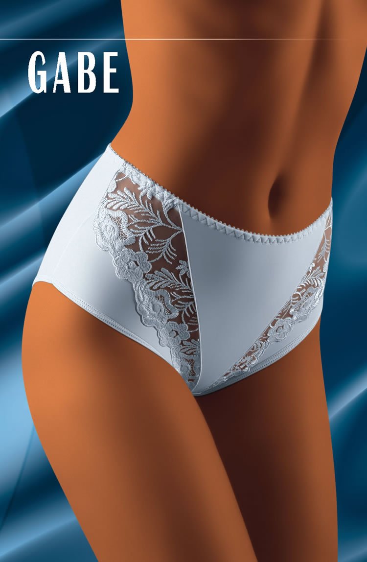 Wolbar Gabe White Deep Microfibre Brief Comfortable Fit Underwear