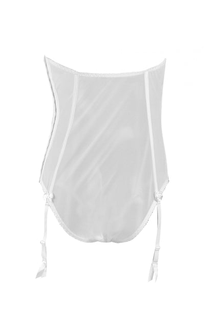 Gracya Naomi White Tulle Bridal Body with Removable Straps for Wedding