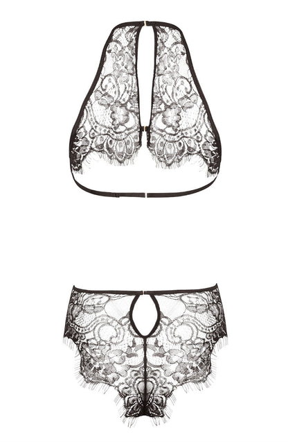 Beauty Night Jordana Black Lace Lace Body with Floral Pattern and Elegant Packaging
