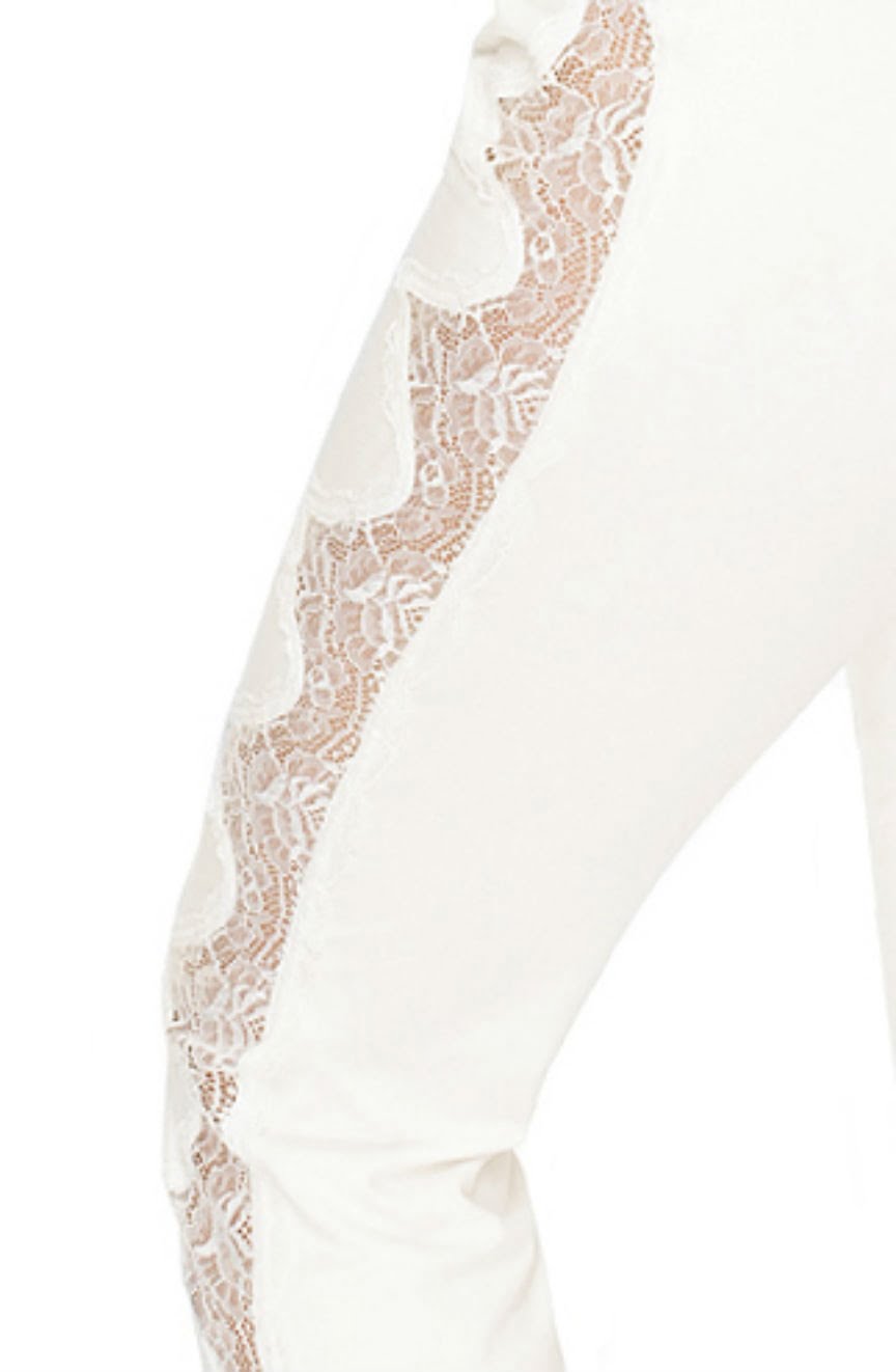Irall Pandora Ecru Lace Trim Elegant Pyjama Set