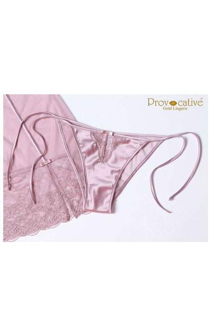 Sensuelle Venice Cameo Chemise with Matching Brief Nightwear Set