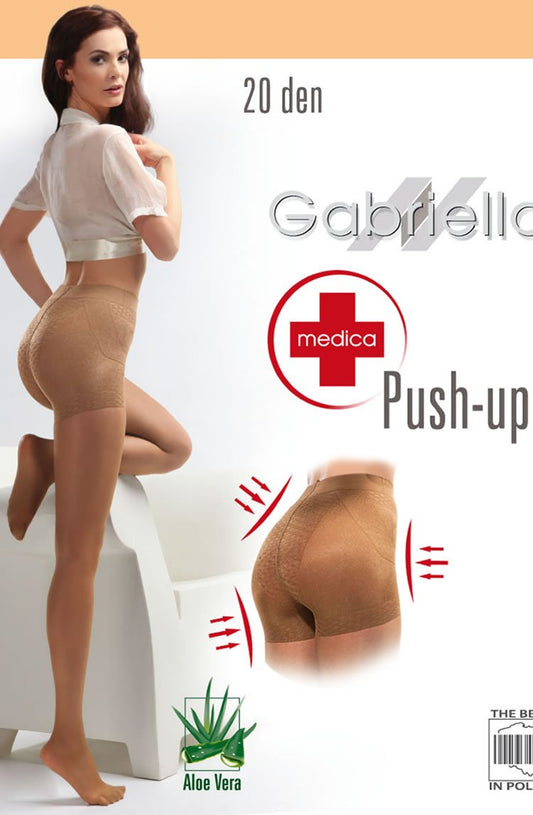 Gabriella Classic Beige Tights 20 Denier Anti-Varix with Foot Massage Effect