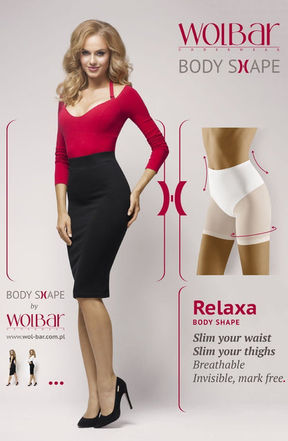 Wolbar Relaxa Slimming Microfibre Mesh Black Hosiery Pantyhose