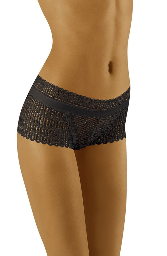 Wolbar Riki Black Lace Shorts Comfortable Gift