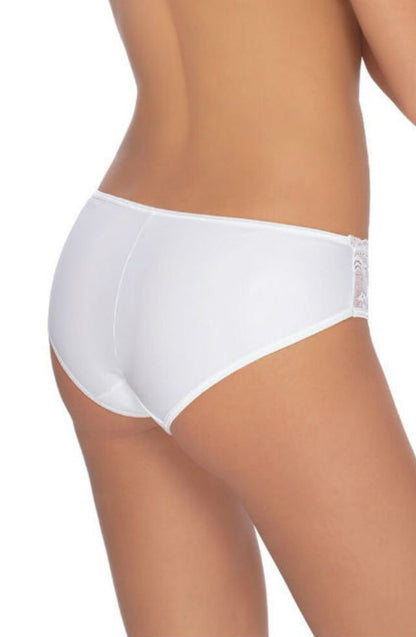 Roza Ambre White Full Coverage Brief with Gift Box Packaging