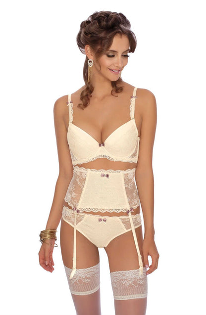 Roza Fifi Ivory Soft Push Up Lace Bra