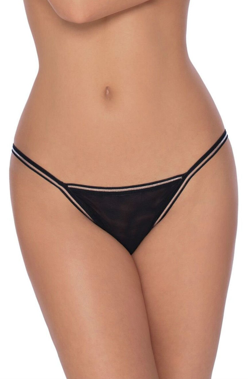 Roza Fiona Black Matching Brief with Back Detail