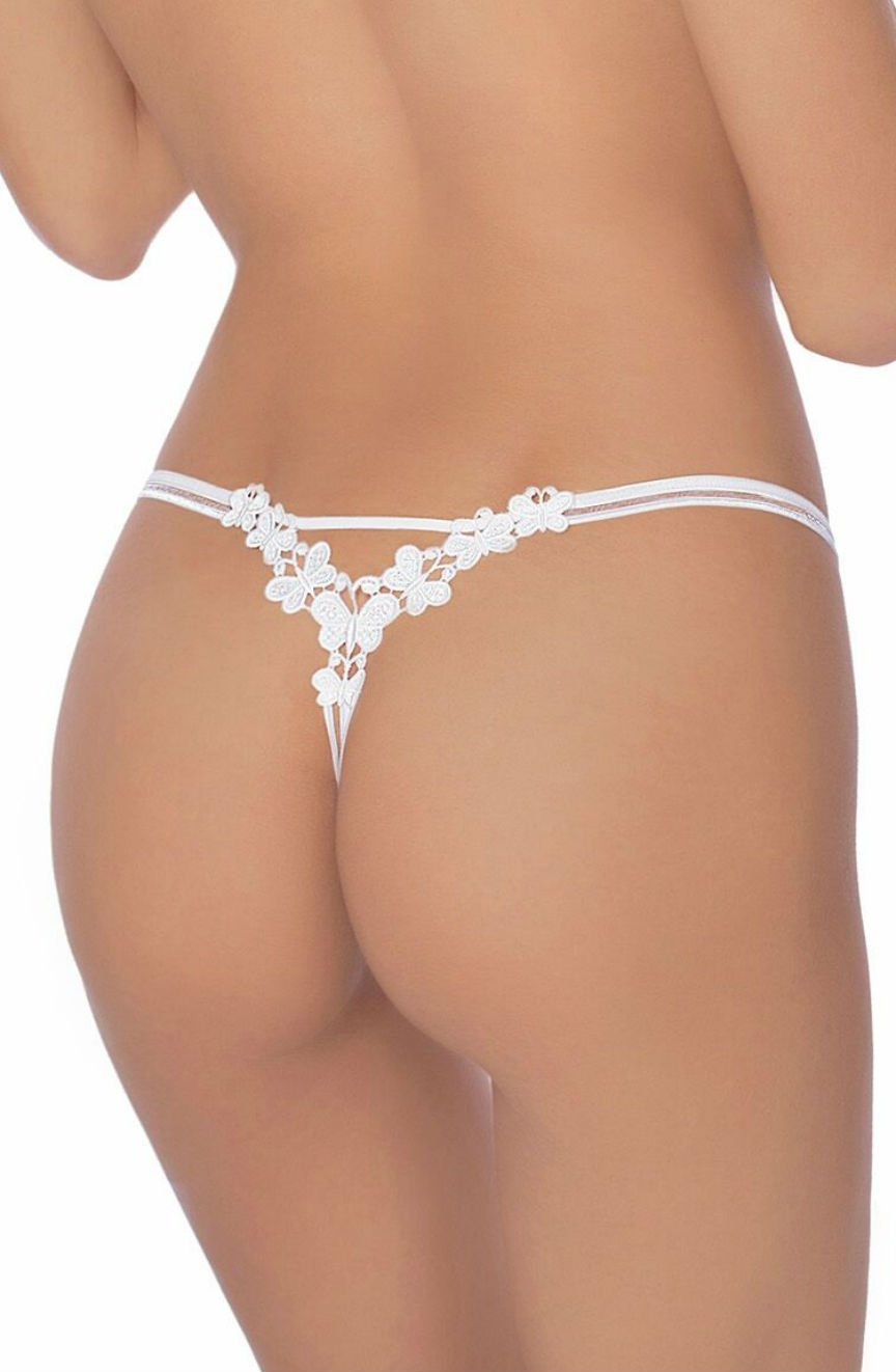 Roza Fiona White Matching Brief with Back Detail