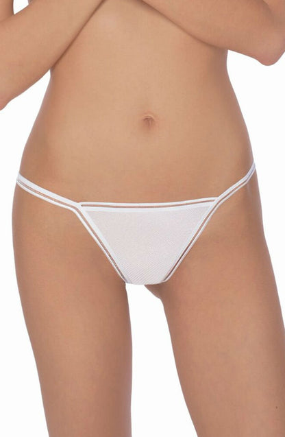 Roza Fiona White Matching Brief with Back Detail