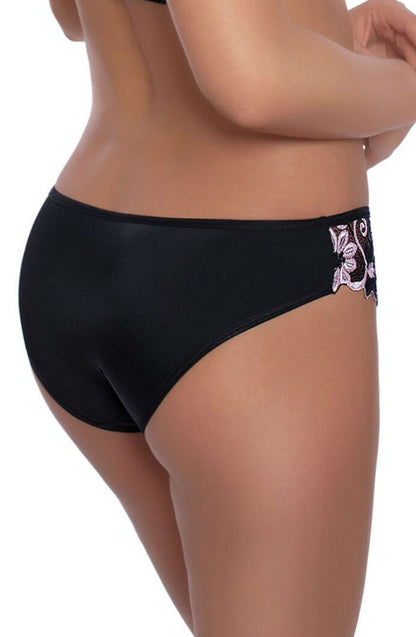 Roza Florence Pink Embroidered Comfortable Elegant Brief