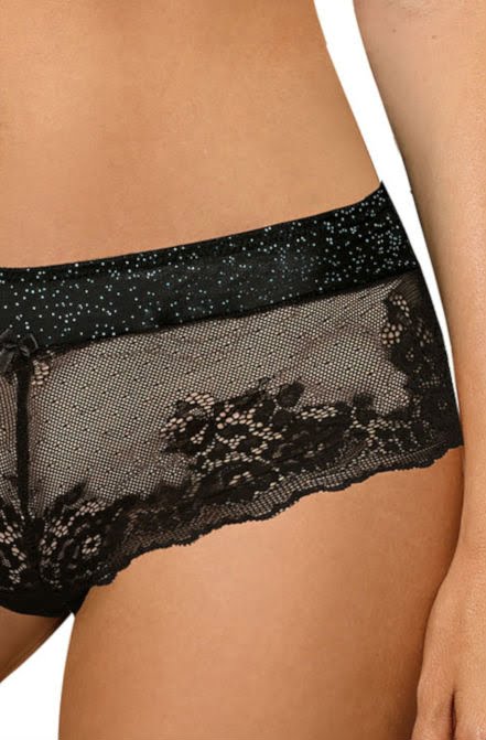 Roza Kena Black Lace Brief Women's Nightwear