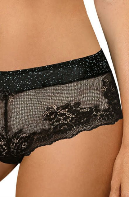 Roza Kena Black Lace Brief Women's Nightwear