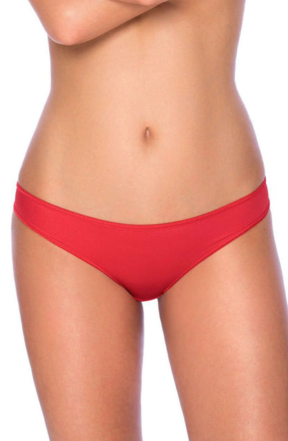Roza Mimi Red Brief with Open Elasticated Strap and Bow Back Detail