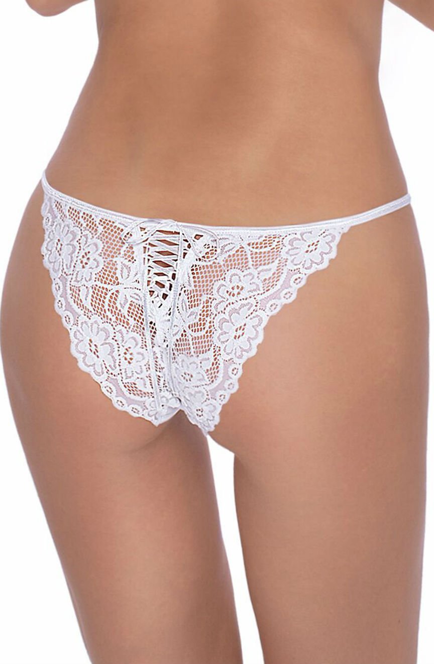 Roza Sarina White Lacy Briefs Gift Box Set