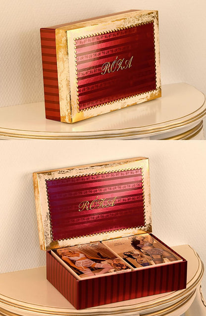 Roza Embellished Gift Box for Nightwear and Small Items Valentine's Christmas Packaging