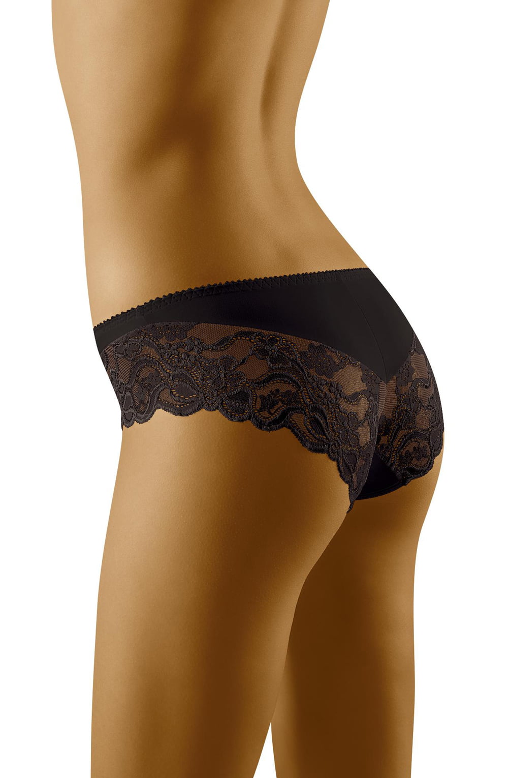 Wolbar Emma Black Lace Briefs Gift Box