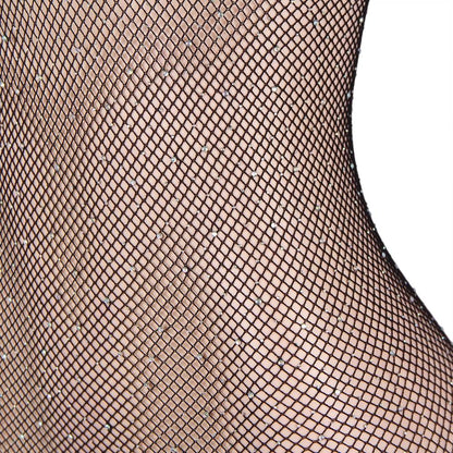 YesX Sparkly Fishnet Plus Size Mesh Jumpsuit Up to 5XL - Bodybloom