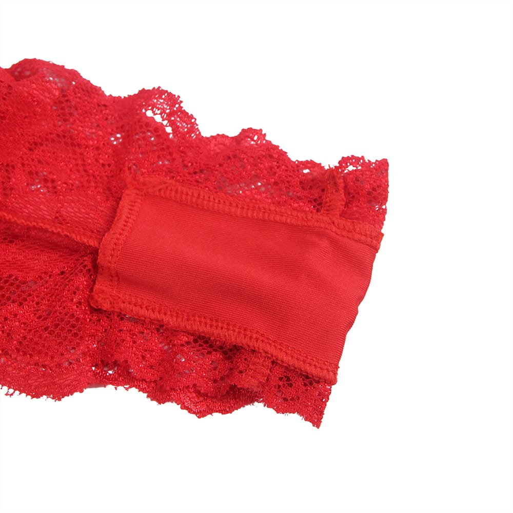 YesX YX874Q Christmas Sexy Halter Neck Teddy Up To 4XL - Bodybloom