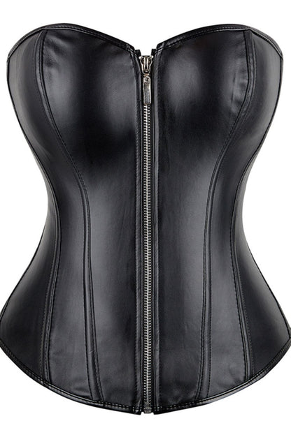 YesX YX888 Stunning Black Corset Up to 4XL - Bodybloom