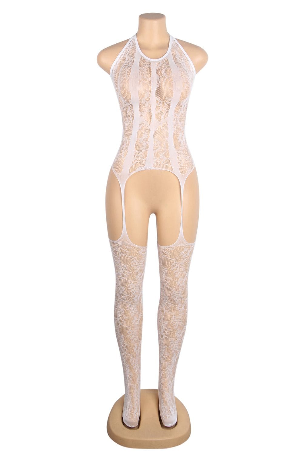 YesX YX898 Body Stocking White - Bodybloom